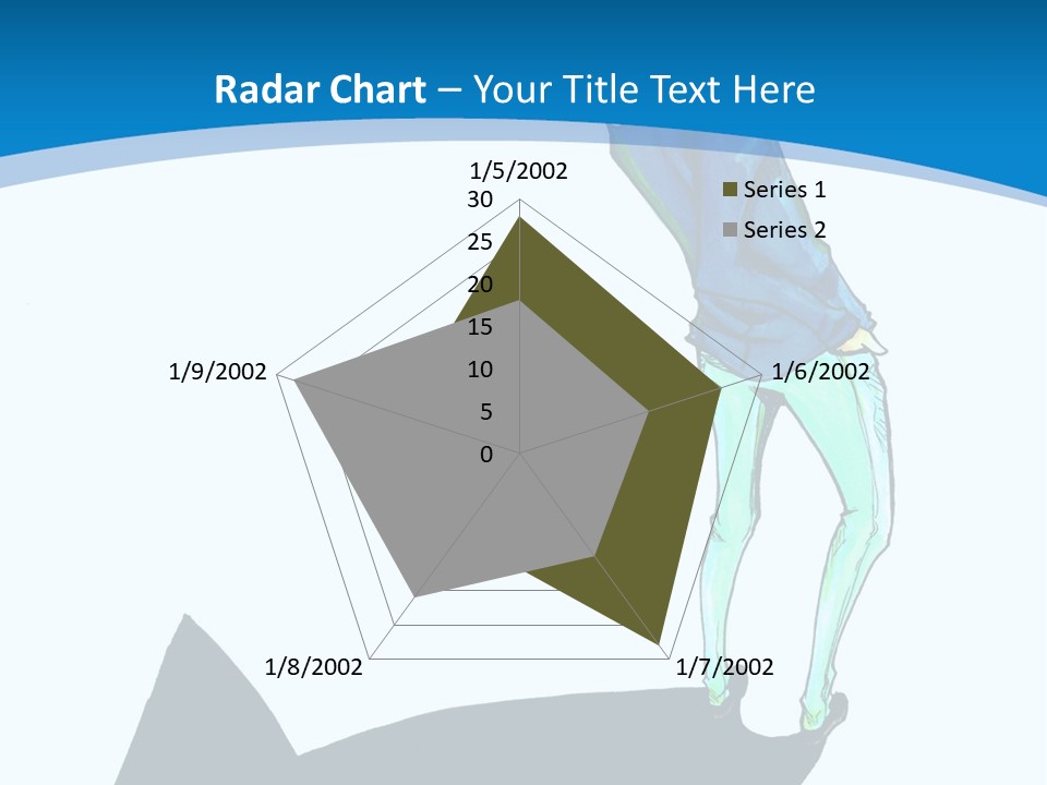 A Person Standing On Top Of A Hill PowerPoint Template