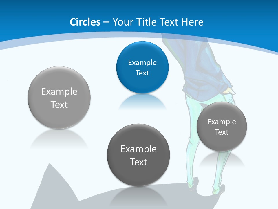 A Person Standing On Top Of A Hill PowerPoint Template