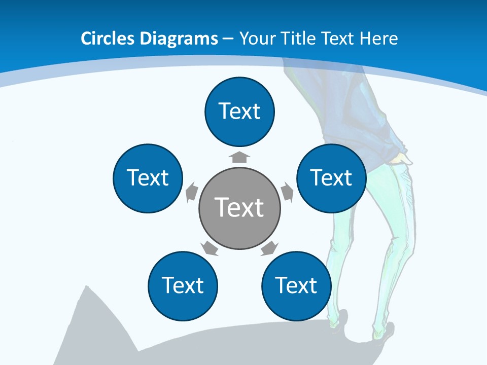 A Person Standing On Top Of A Hill PowerPoint Template