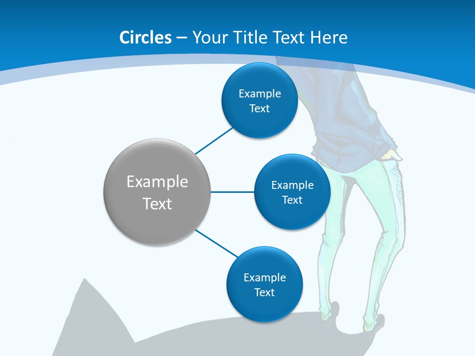 A Person Standing On Top Of A Hill PowerPoint Template