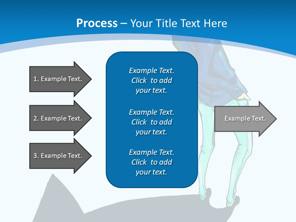 A Person Standing On Top Of A Hill PowerPoint Template