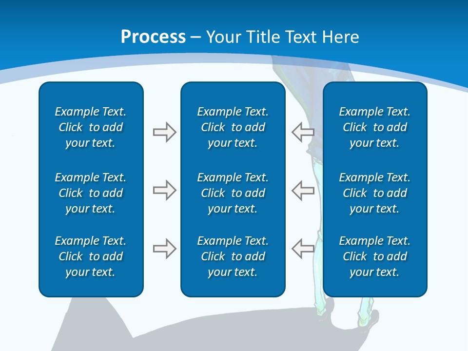A Person Standing On Top Of A Hill PowerPoint Template