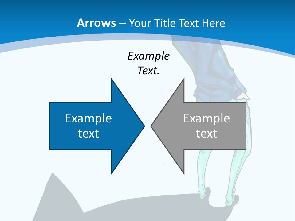A Person Standing On Top Of A Hill PowerPoint Template