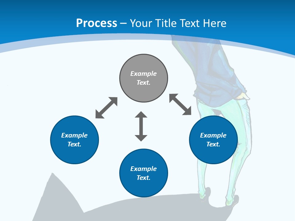 A Person Standing On Top Of A Hill PowerPoint Template
