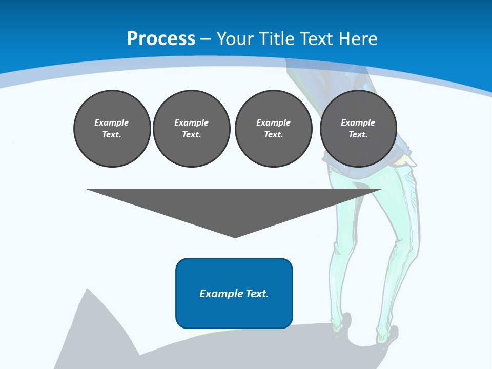 A Person Standing On Top Of A Hill PowerPoint Template