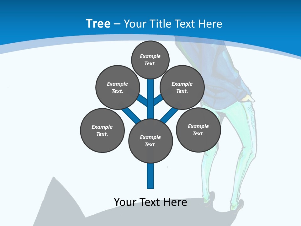 A Person Standing On Top Of A Hill PowerPoint Template