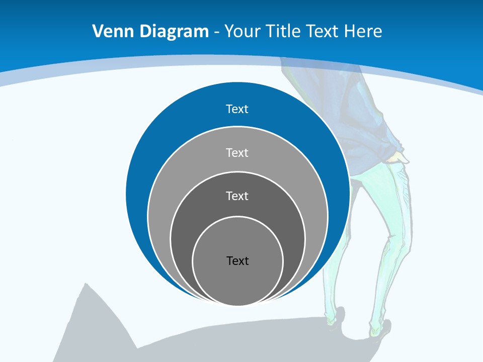 A Person Standing On Top Of A Hill PowerPoint Template