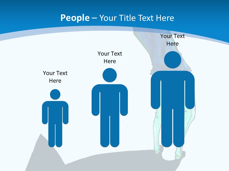 A Person Standing On Top Of A Hill PowerPoint Template