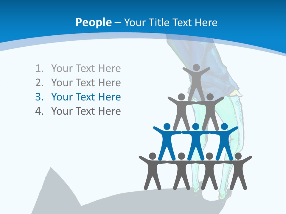 A Person Standing On Top Of A Hill PowerPoint Template