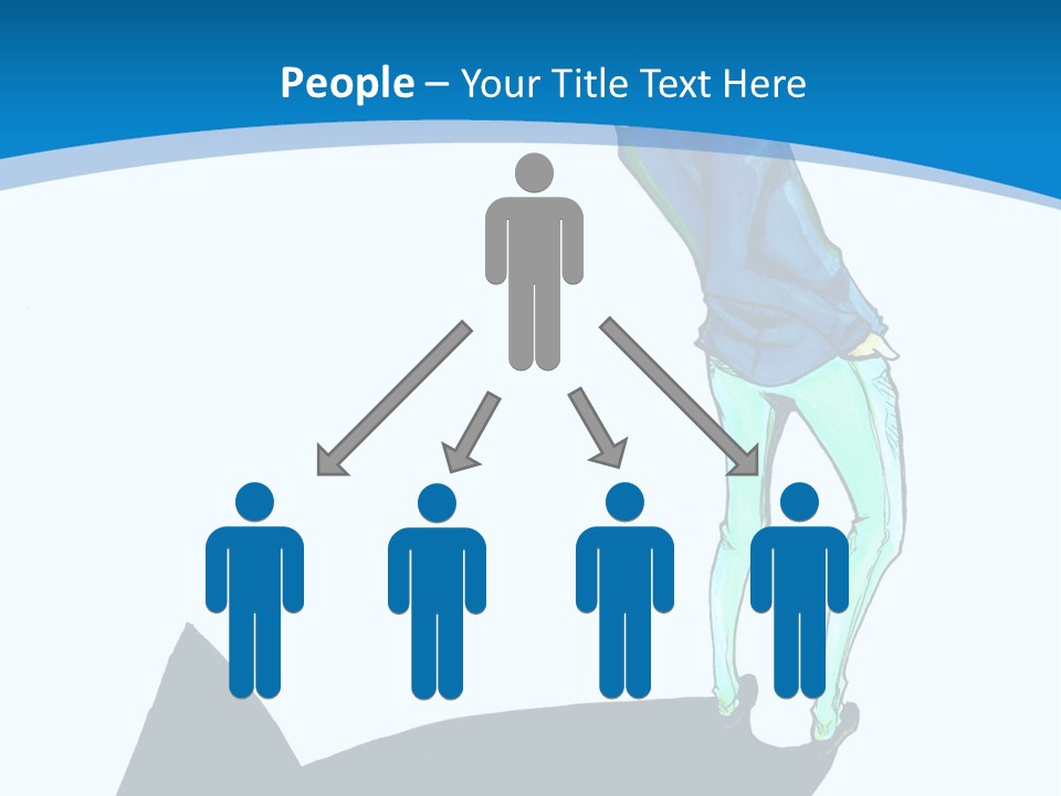 A Person Standing On Top Of A Hill PowerPoint Template