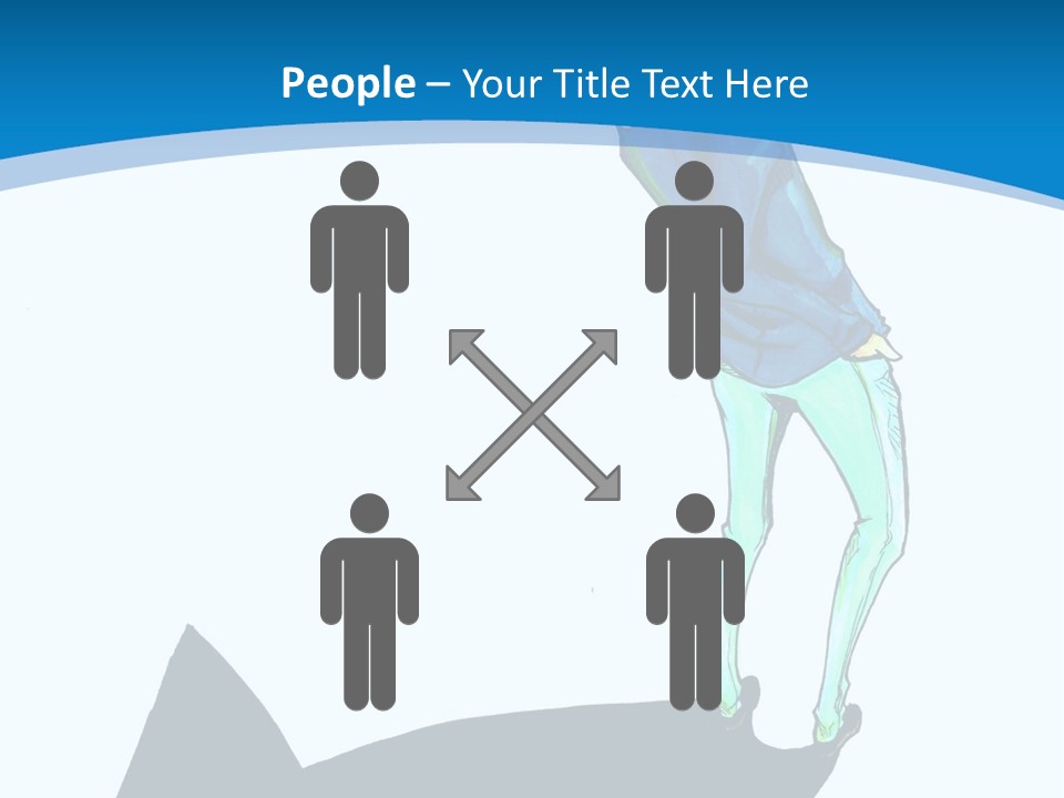 A Person Standing On Top Of A Hill PowerPoint Template