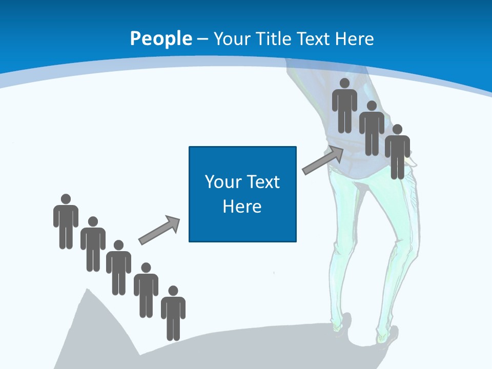 A Person Standing On Top Of A Hill PowerPoint Template