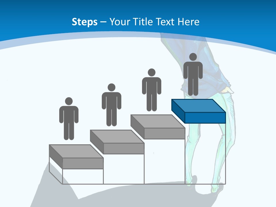 A Person Standing On Top Of A Hill PowerPoint Template