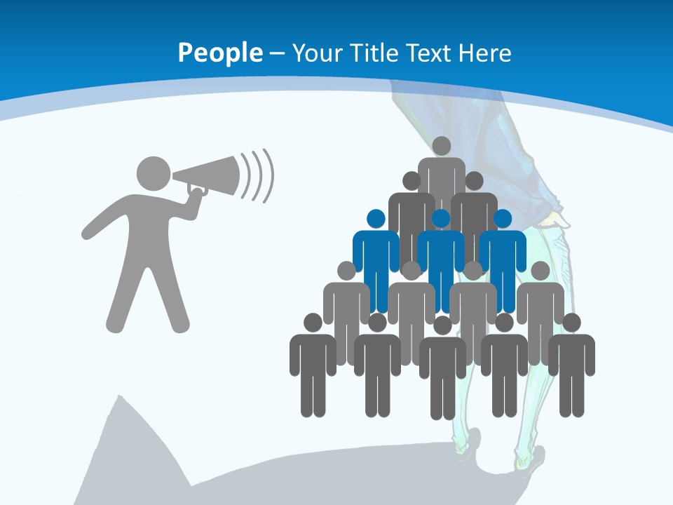 A Person Standing On Top Of A Hill PowerPoint Template