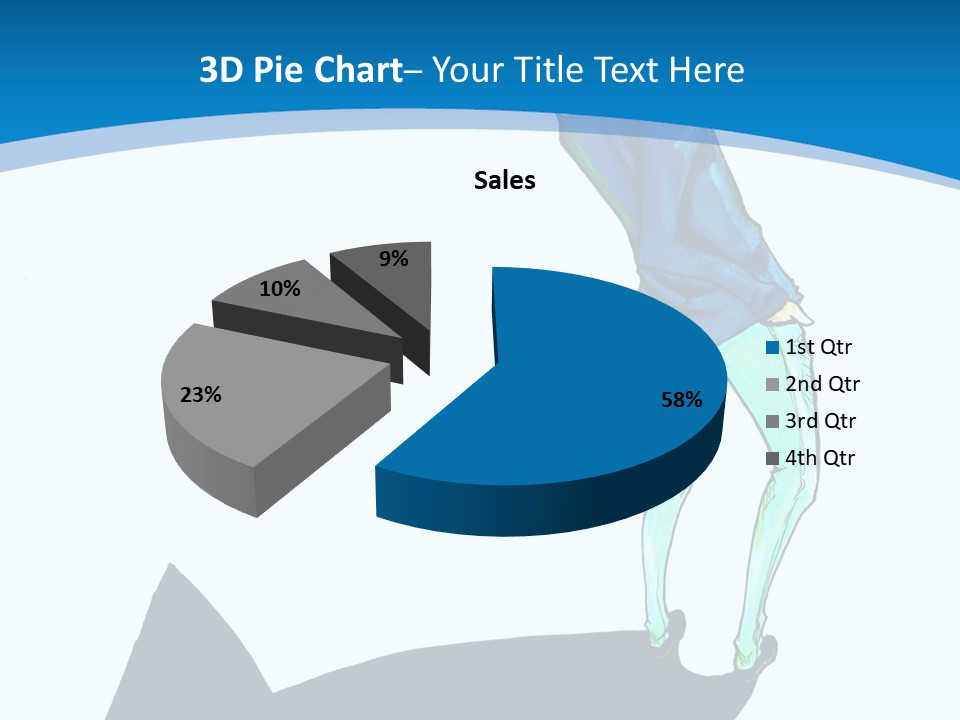 A Person Standing On Top Of A Hill PowerPoint Template