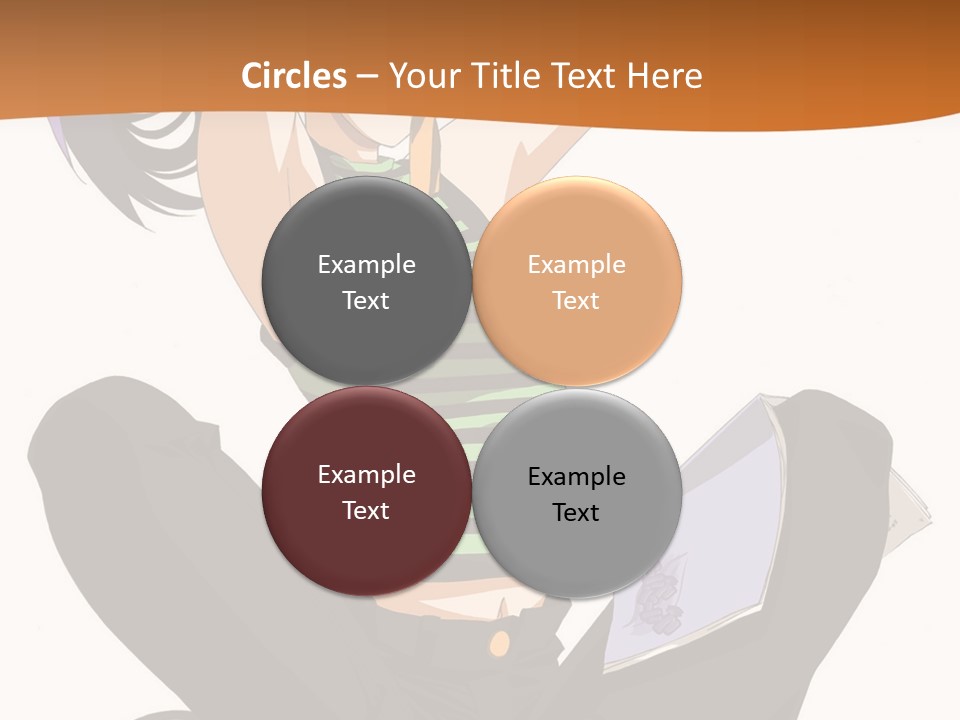 A Woman Sitting On The Floor With A Laptop PowerPoint Template