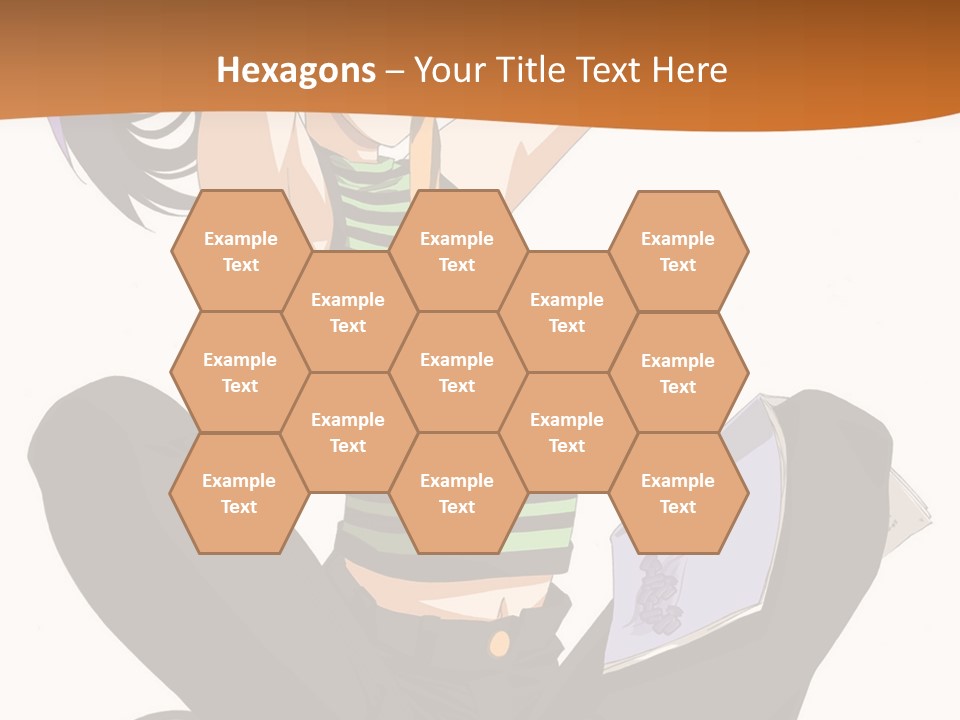 A Woman Sitting On The Floor With A Laptop PowerPoint Template