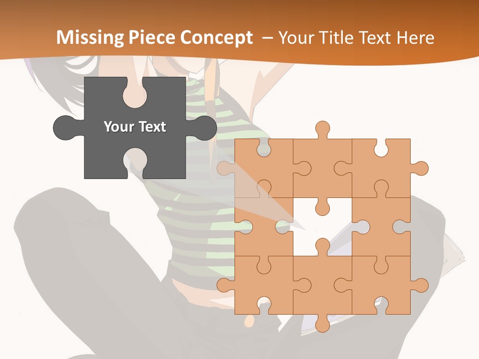 A Woman Sitting On The Floor With A Laptop PowerPoint Template