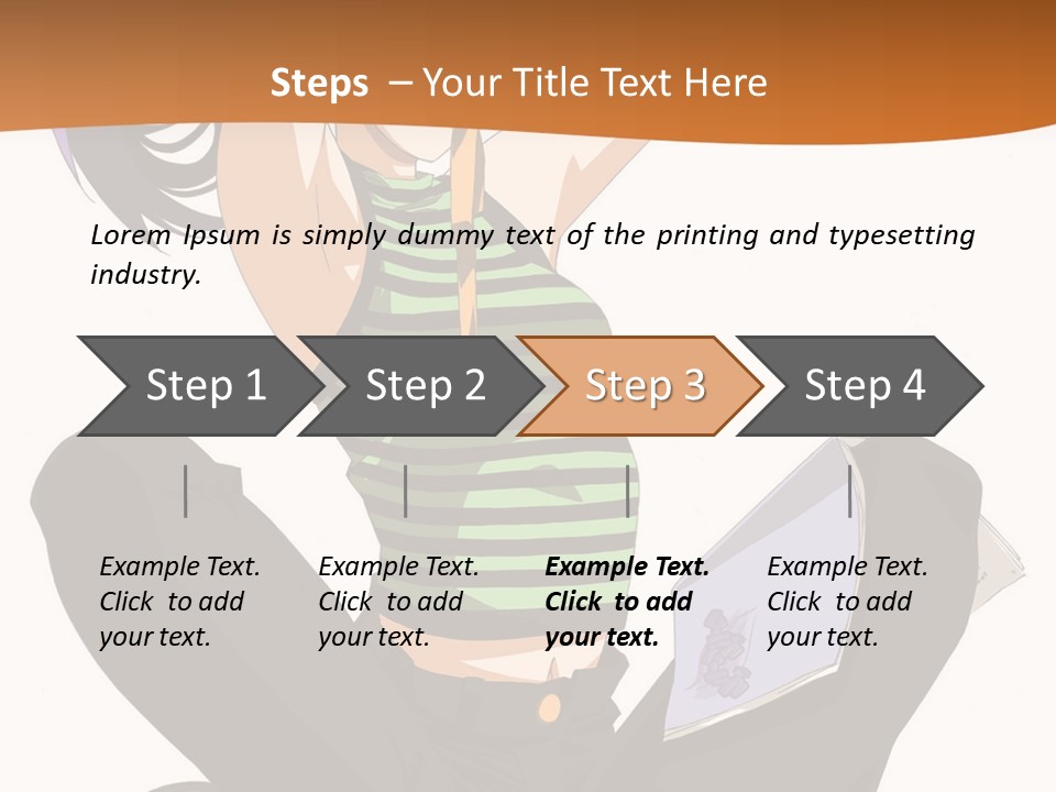 A Woman Sitting On The Floor With A Laptop PowerPoint Template