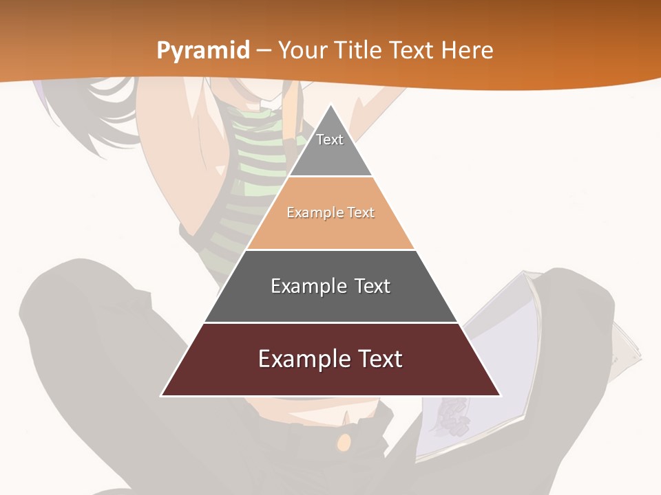 A Woman Sitting On The Floor With A Laptop PowerPoint Template