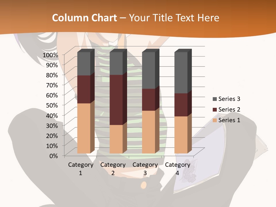 A Woman Sitting On The Floor With A Laptop PowerPoint Template