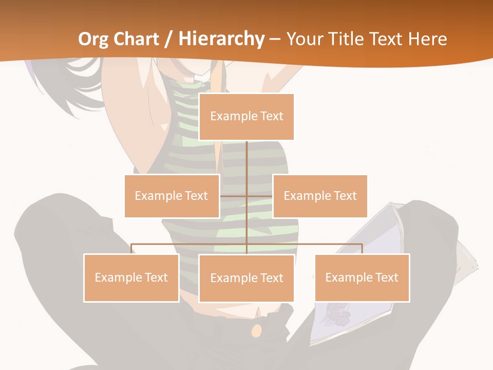 A Woman Sitting On The Floor With A Laptop PowerPoint Template