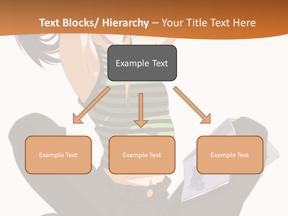 A Woman Sitting On The Floor With A Laptop PowerPoint Template