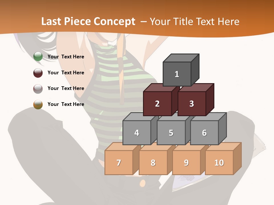 A Woman Sitting On The Floor With A Laptop PowerPoint Template