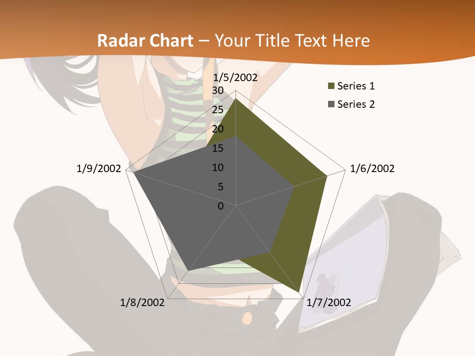 A Woman Sitting On The Floor With A Laptop PowerPoint Template