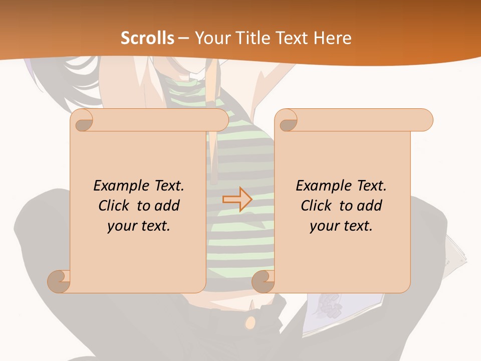 A Woman Sitting On The Floor With A Laptop PowerPoint Template