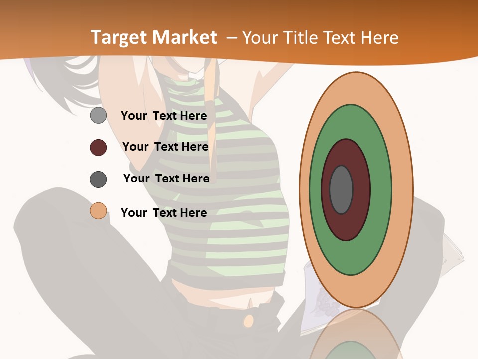 A Woman Sitting On The Floor With A Laptop PowerPoint Template