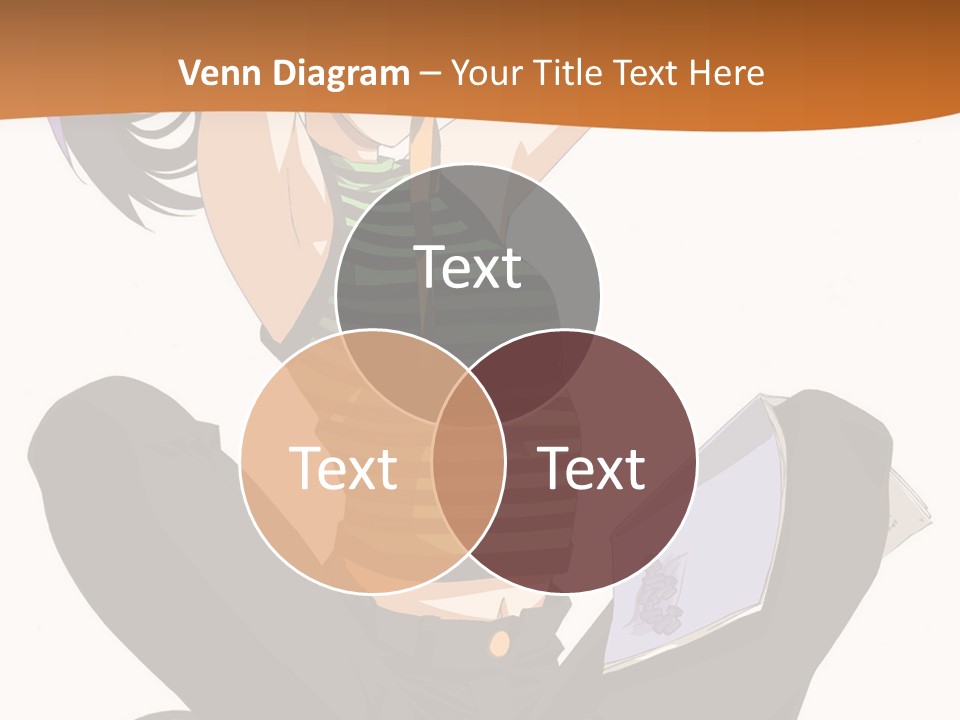 A Woman Sitting On The Floor With A Laptop PowerPoint Template