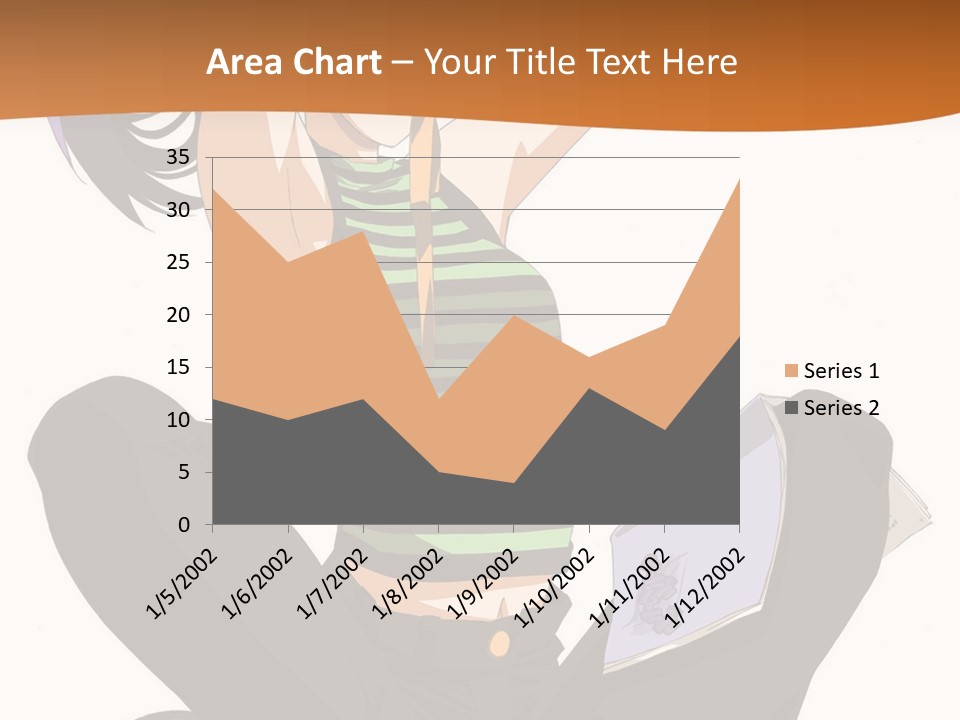 A Woman Sitting On The Floor With A Laptop PowerPoint Template