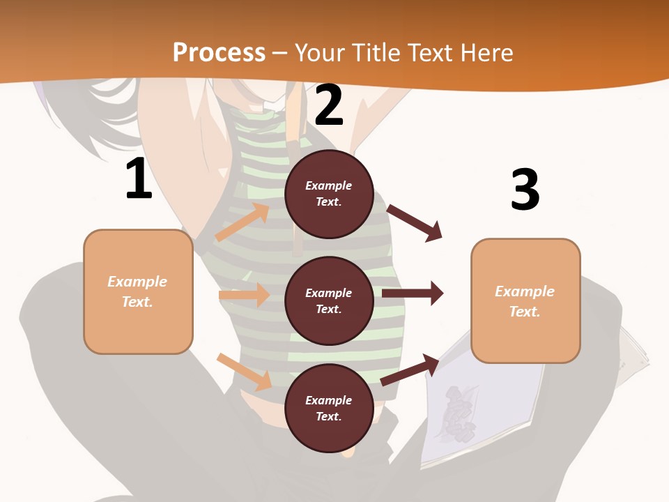 A Woman Sitting On The Floor With A Laptop PowerPoint Template