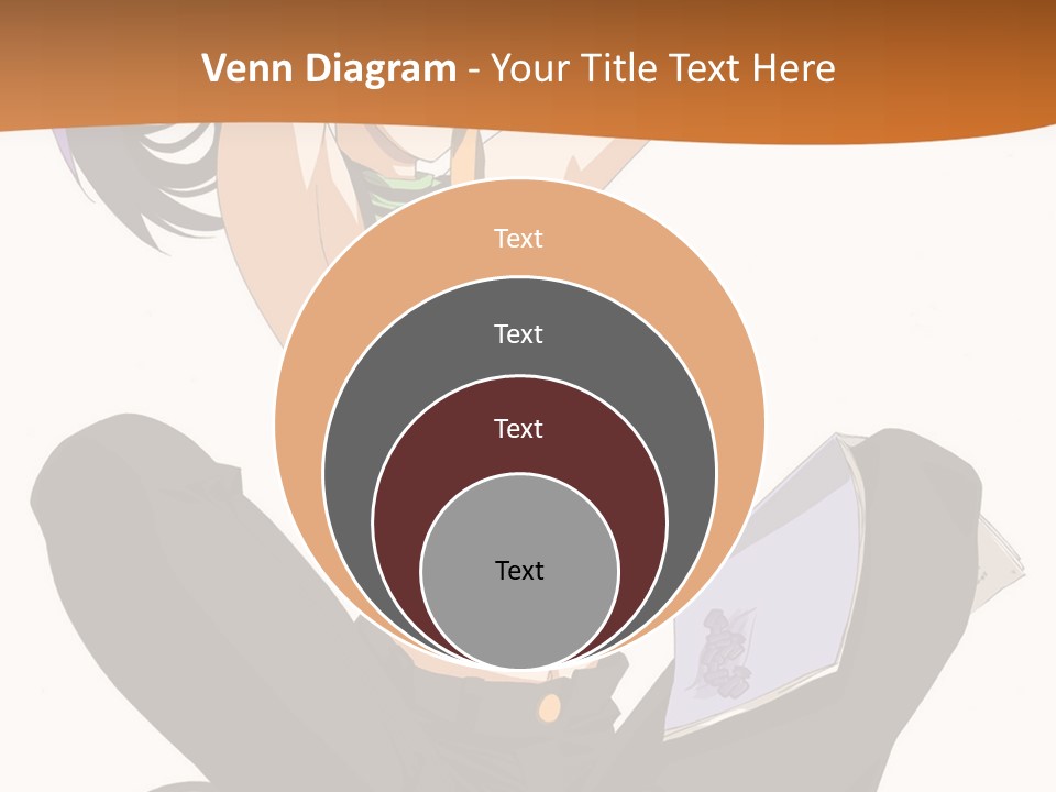 A Woman Sitting On The Floor With A Laptop PowerPoint Template