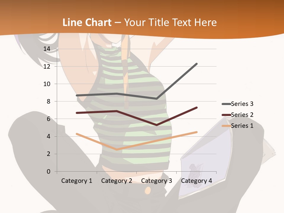 A Woman Sitting On The Floor With A Laptop PowerPoint Template