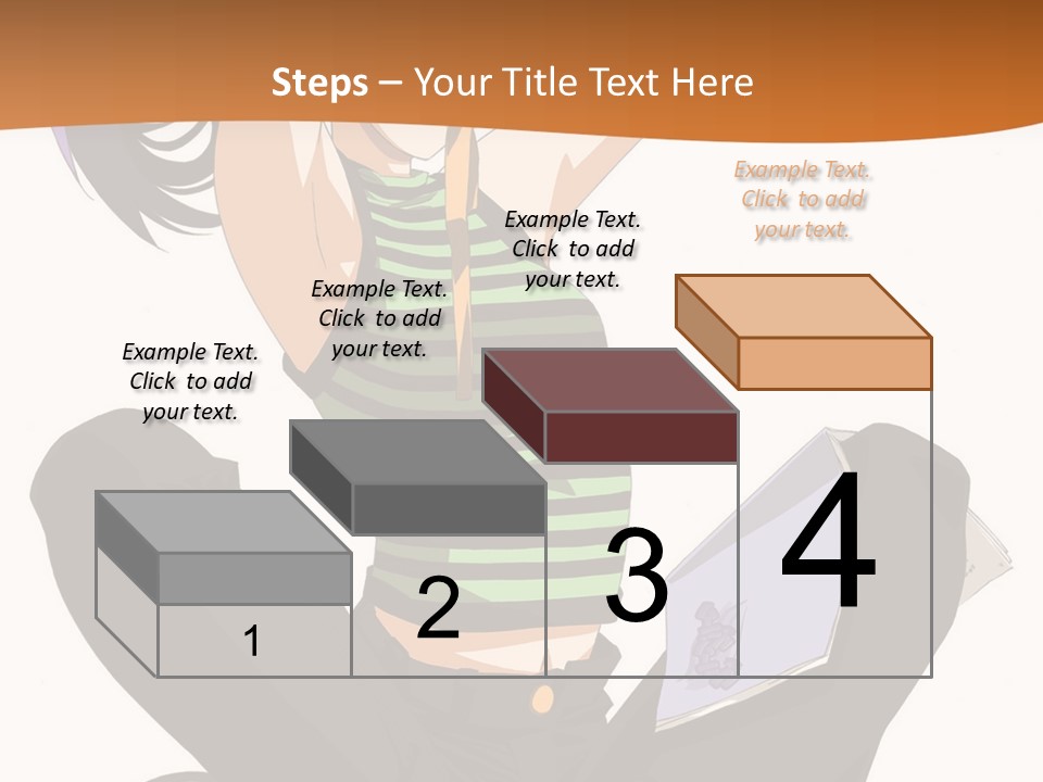 A Woman Sitting On The Floor With A Laptop PowerPoint Template