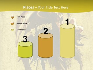 A Picture Of A Bird Sitting On Top Of A Plant PowerPoint Template