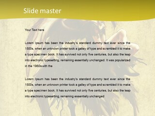 A Picture Of A Bird Sitting On Top Of A Plant PowerPoint Template