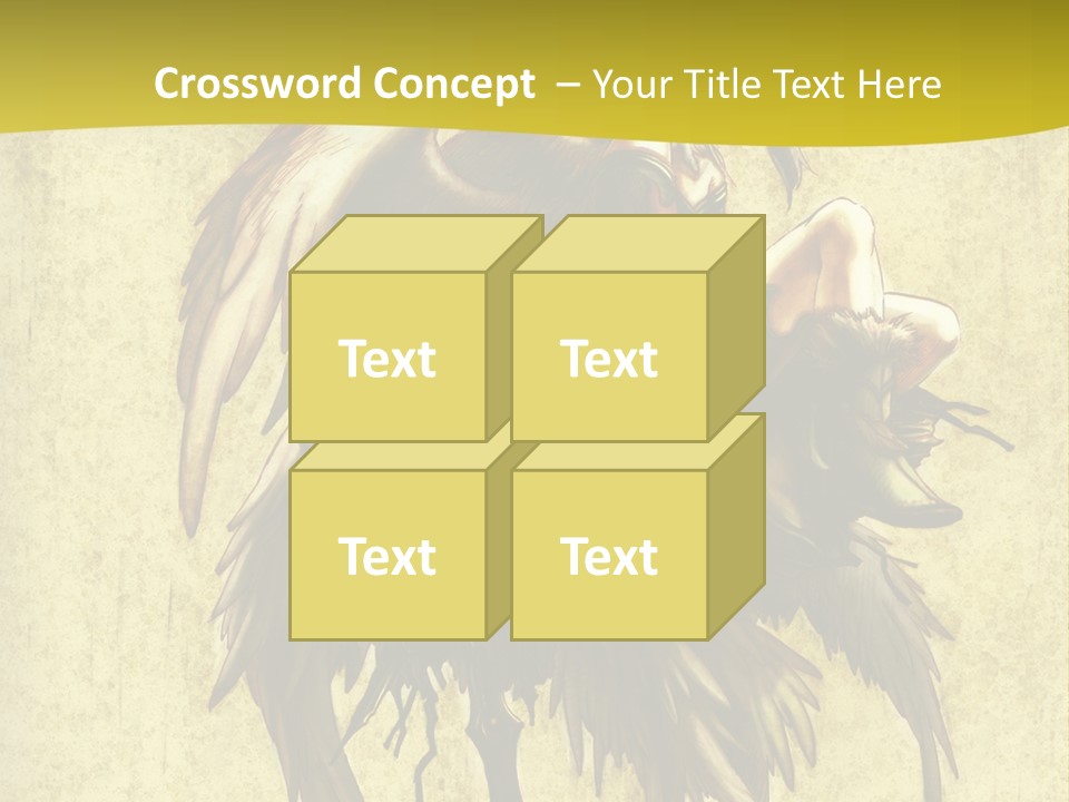 A Picture Of A Bird Sitting On Top Of A Plant PowerPoint Template