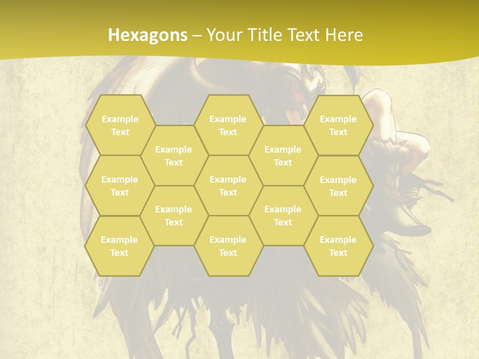 A Picture Of A Bird Sitting On Top Of A Plant PowerPoint Template