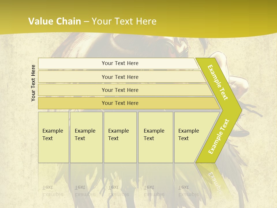 A Picture Of A Bird Sitting On Top Of A Plant PowerPoint Template
