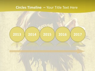 A Picture Of A Bird Sitting On Top Of A Plant PowerPoint Template