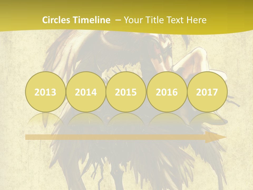 A Picture Of A Bird Sitting On Top Of A Plant PowerPoint Template