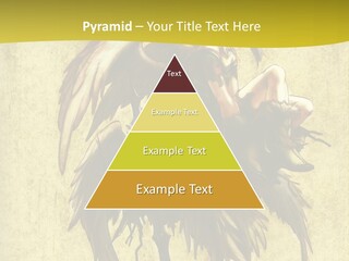 A Picture Of A Bird Sitting On Top Of A Plant PowerPoint Template