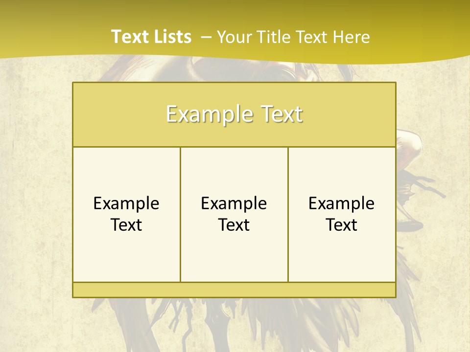 A Picture Of A Bird Sitting On Top Of A Plant PowerPoint Template