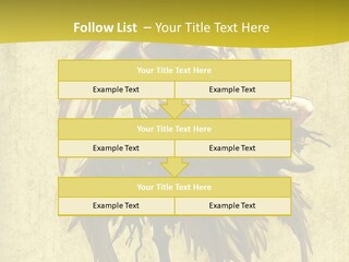 A Picture Of A Bird Sitting On Top Of A Plant PowerPoint Template