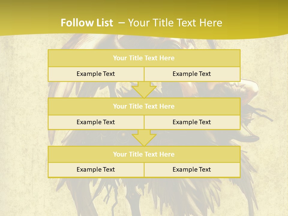 A Picture Of A Bird Sitting On Top Of A Plant PowerPoint Template