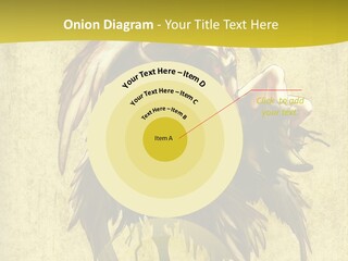 A Picture Of A Bird Sitting On Top Of A Plant PowerPoint Template