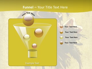 A Picture Of A Bird Sitting On Top Of A Plant PowerPoint Template